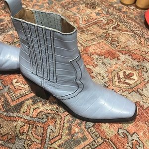 Blue Steve Madden Booties